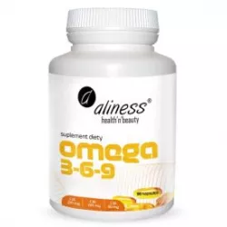 Aliness Omega 369 270/200/195 mg x 90 kapsułek kwasy omega Aliness