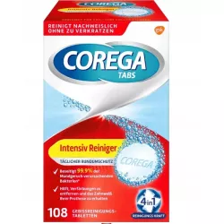 Corega tabs 108 tabletek kremy akcesoria do protez GLAXOSMITHKLINE CONSUMER HEALTHCARE SP. Z O.O.