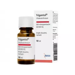 Vigantol krople 20000 IU/ml x 10 ml Import równoległy witamina D INPHARM SP. Z O.O.