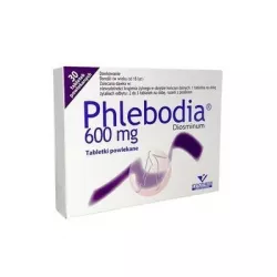 Phlebodia tabletki powlekane 600mg x 30 tabletek na wzmocnienie krążenia LABORATOIRES INNOTHERA
