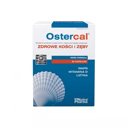 Ostercal tabletki powlekane x 90 tabletek osteoporoza NUTROPHARMA SP. Z O.O.