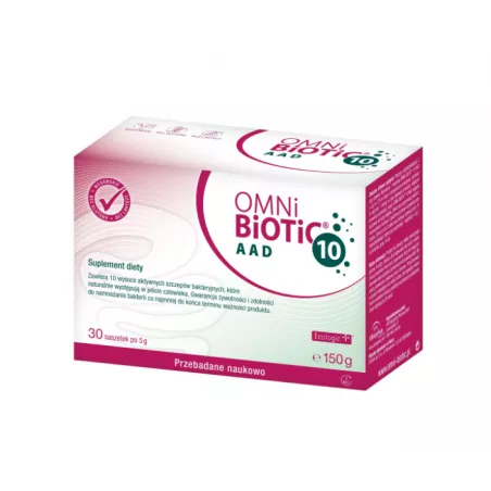 OmniBiotic 10 AAD x 30 saszetek probiotyki na trawienie APG AllegroSan Pharma GmbH