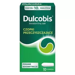 Dulcobis czopki doodbytnicze 10 mg x 10 czopków preparaty na zaparcia Opella Healthcare Poland