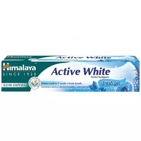 HIMALAYA Żel wybielający do zębów x 75 ml szczoteczki nici i pasty do zębów L'BIOTICA