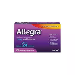 Allegra 120 mg x 20 tabletek tabletki na alergię Opella Healthcare Poland