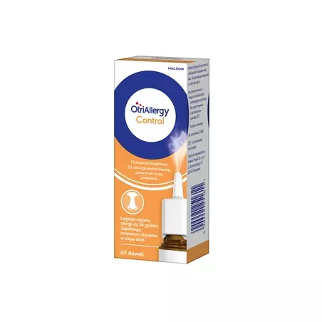 OtriAllergy Control aerozol do nosa 50mcg/d x 60 dawek krople do nosa na alergię