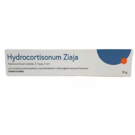 Hydrocortisonum Ziaja krem 5 mg/g x 15 g preparaty na łojotokowe zapalenie skóry ZIAJA LTD. Z.P.L. SP. Z O.O.