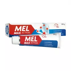 Mel Max Actigel żel 20 mg/g x 100 g maści żele i plastry PRZEDSIĘBIORSTWO PRODUKCJI FARMACEUTYCZNEJ HASCO-LEK S.A.