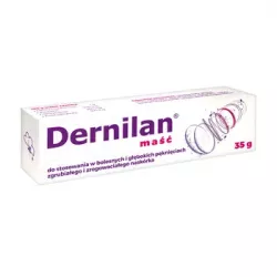 Dernilan maść x 35 g do stóp WROCŁAWSKIE ZAKŁADY ZIELARSKIE "HERBAPOL" S.A.