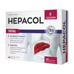 Hepacol Total tabletki x 30 tabletek wątroba ZAKŁADY FARM. COLFARM