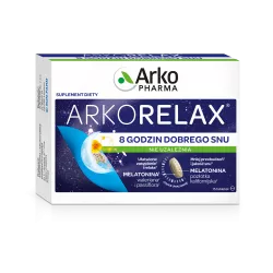 Arkorelax 8 godzin dobrego snu 15 tabletek Spokój i Sen SUN-FARM SP. Z O.O.