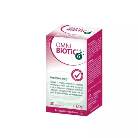 OMNI-BIOTIC 6 proszek x 7 sasz po 3g probiotyki na trawienie APG AllegroSan Pharma GmbH OMNI-BIOTIC 6 proszek x 7 sasz po 3g probiotyki na trawienie APG AllegroSan Pharma GmbH