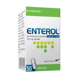 Enterol 250 mg x 50 kapsułek probiotyki na trawienie BIOCODEX POLSKA SP. Z O.O.