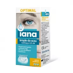 IANA OPTIMAL krople do oczu 0,1% HA x 10 ml krople do oczu STARPHARMA SP.Z O.O.