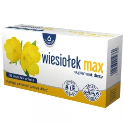 Wiesiołek Max x 30 kapsułek (data ważności 2026-04) kwasy omega OLEOFARM SP. Z O.O.