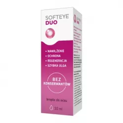 Softeye Duo krople do oczu x 10 ml Wzrok ZAKŁADY FARMACEUTYCZNE POLPHARMA S.A.