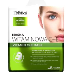 L'biotica Maska Wit C+E na tkaninie x 23ml ( data ważności 31.08.2025 ) do twarzy OCEANIC S.A.