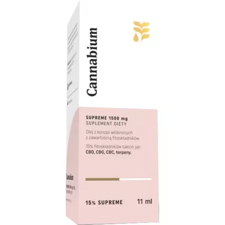 Cannabium 15% Supreme płyn x 11 ml produkt CBD HEMPLAB SP. Z O.O.