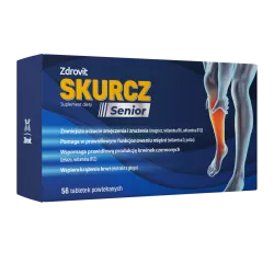 Zdrovit Skurcz Senior x 56 tabletek powlekanych magnez N.P.ZDROVIT SP Z O.O.