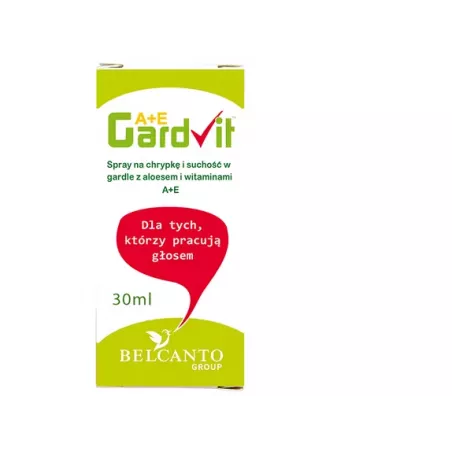 Gardvit olive A + E spray do gardła x 30 ml leki na ból gardła i chrypkę AXPHARM SP. Z O.O.