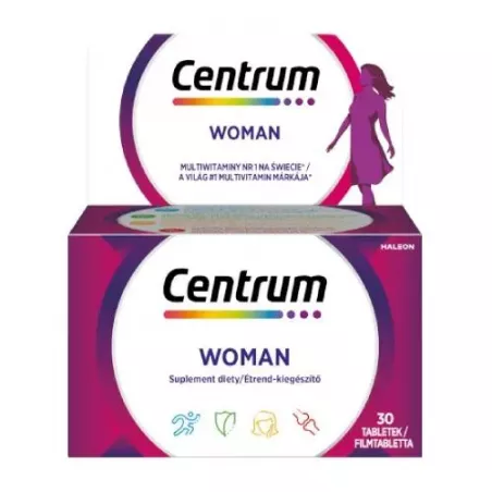 Centrum Woman 30 tabletek witaminy dla kobiet GLAXOSMITHKLINE CONSUMER HEALTHCARE SP. Z O.O.