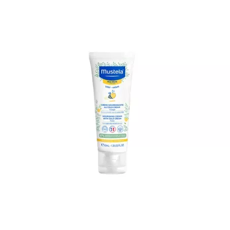 Mustela krem odżywczy z cold cream do twarzy 40ml Kosmetyki dla dzieci LABORATOIRES EXPANSCIENCE POLSKA SP. Z O.O.