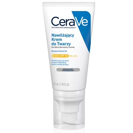 CeraVe nawilżający krem do twarzy SPF50 52ml preparaty z filtrem UV L'OREAL POLSKA