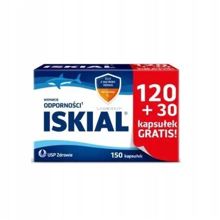 Iskial 150 kapsułek trany i oleje USP ZDROWIE SP. Z O.O