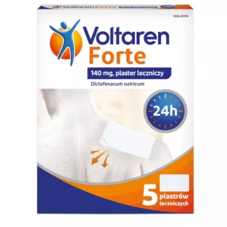 Voltaren Forte plastry 40mg x 5 plastrów maści żele i plastry Haleon Poland