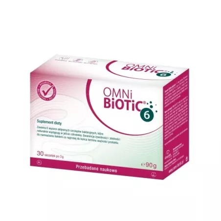 OMNI-BIOTIC 6 30 saszetek probiotyki na trawienie APG AllegroSan Pharma GmbH