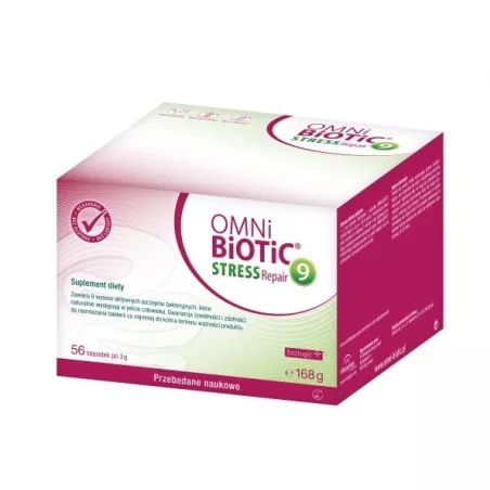 OMNI-BIOTIC Stress Repair 56 saszetek probiotyki na trawienie APG AllegroSan Pharma GmbH