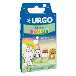URGO Kawaii Tattoo opatrunki 16 sztuk materiały opatrunkowe URGO SP.Z O.O.