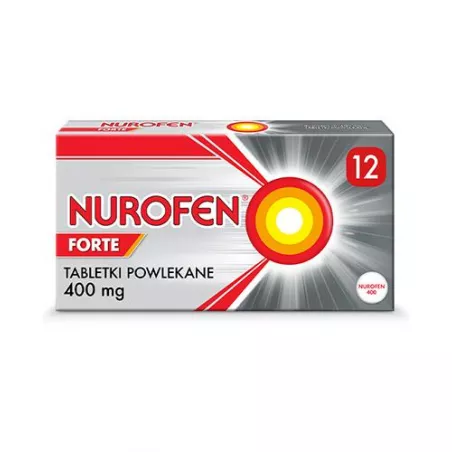 Nurofen Forte 400mg x 12 tabletek powlekanych tabletki przeciwbólowe RECKITT BENCKISER POLAND S.A.