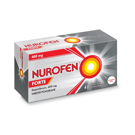 Nurofen Forte 400mg x 48 tabletek powlekanych tabletki przeciwbólowe RECKITT BENCKISER POLAND S.A.