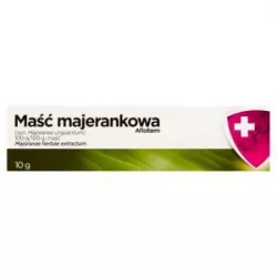 Maść majerankowa aflofarm x 10 g leki na katar AFLOFARM FARMACJA POLSKA SP. Z O.O.