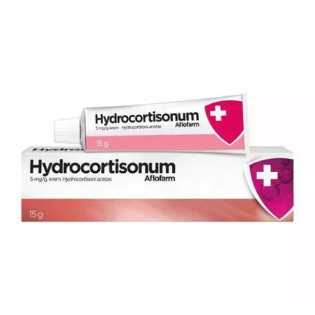 Hydrocortisonum Aflofarm krem 5mg/1g x 15 g preparaty na łojotokowe zapalenie skóry AFLOFARM FARMACJA POLSKA SP. Z O.O.