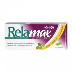 Relamax B6 x 30 tabletek Spokój i Sen ICN POLFA RZESZÓW S.A.