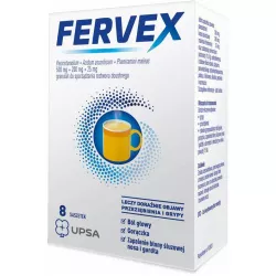 Fervex granulat x 8 torebek leki na gorączkę UPSA SAS