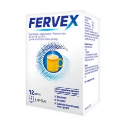 Fervex granulat x 12 torebek leki na gorączkę UPSA SAS
