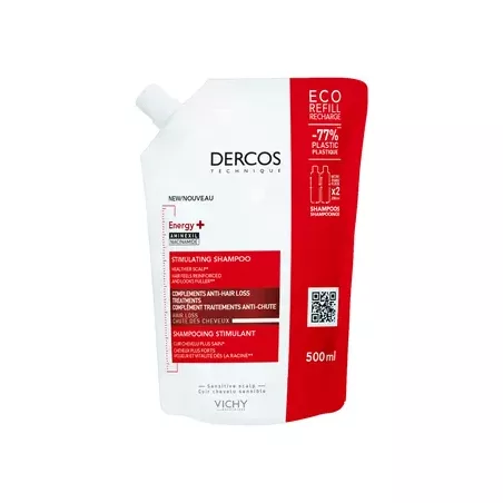 VICHY DERCOS ENERGY+ Szampon wzmacniający x 500 ml do twarzy VICHY