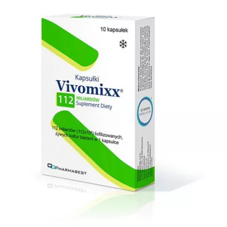 Vivomixx (VSL3) x 10 kapsułek probiotyki na trawienie PHARMABEST SP. Z O.O.