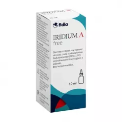 IRIDIUM A Free krople do oczu x 10 ml krople do oczu FIDIA PHARMA POLSKA SP.Z O.O.