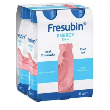 Fresubin Energy Drink smak truskawkowy 4 x 200 ml żywienie medyczne FRESENIUS KABI POLSKA SP. Z O.O.