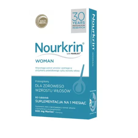 Nourkrin Woman 60 tabletek Skóra Włosy i paznokcie