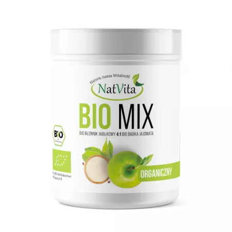 NatVita Błonnik jabłkowy + babka jajowata x 160 g detox i odchudzanie NatVita NatVita Błonnik jabłkowy + babka jajowata x 160 g detox i odchudzanie NatVita