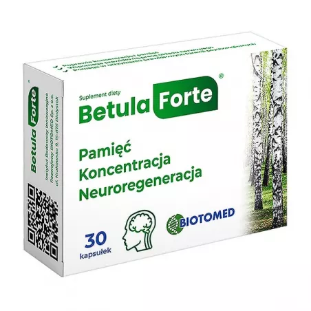 Betula Forte 30 kapsułek Pamięć i koncentracja