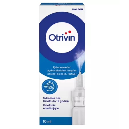 Otrivin 0.1% aerozol do nosa x 10 ml leki na katar GLAXOSMITHKLINE CONSUMER HEALTHCARE SP. Z O.O.