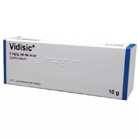 Vidisic żel do oczu x 10 g Import Równoległy żele i maści BAUSH&LOMB