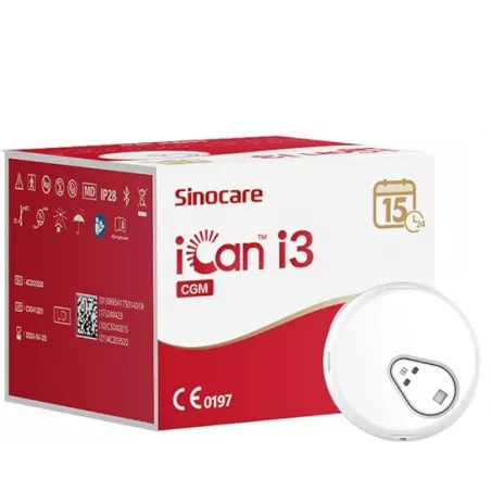 Sinocare iCan i3 CGM system do ciągłego monitorowania glikemii x 1 opakowanie Testy diagnostyczne HAND-PROD SP. Z O.O.