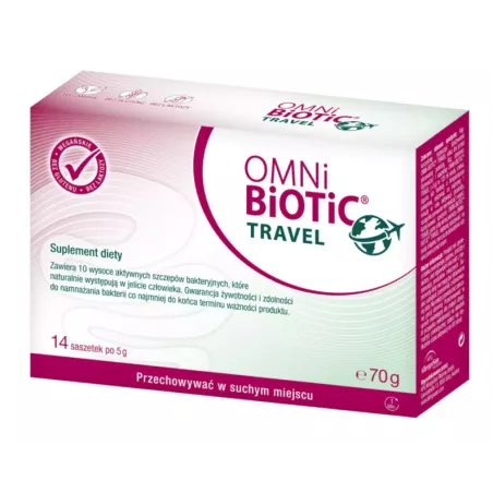Omni-Biotic Travel x 14 saszetek probiotyki na trawienie APG AllegroSan Pharma GmbH Omni-Biotic Travel x 14 saszetek probiotyki na trawienie APG AllegroSan Pharma GmbH